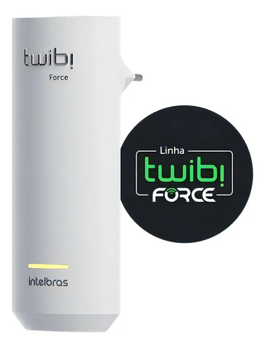 ROTEADOR EXTENSOR MESH WI-FI TWIBI FORCE PLUG GIGA INTELBRAS