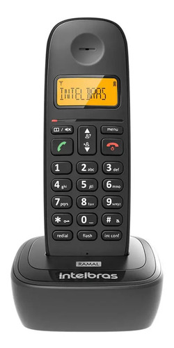TELEFONE SEM FIO TS 2512 PRETO INTELBRAS