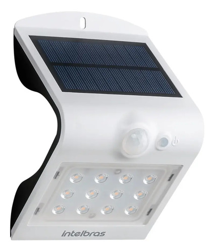 ARANDELA SOLAR INTEGRADA ASI 220 BR LUZ AMARELA INTELBRAS