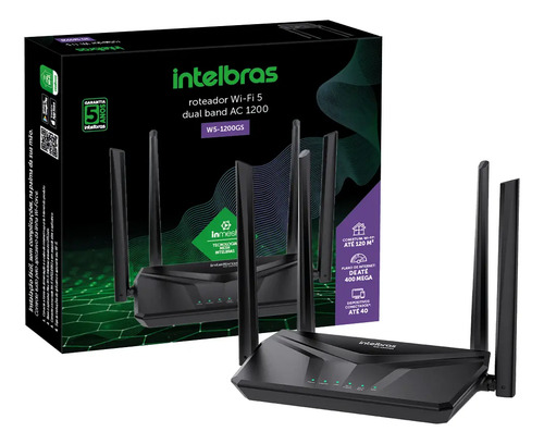 ROTEADOR WI-FI W5-1200GS INTELBRAS