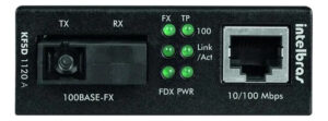 CONVERSORES DE MIDIA FAST WDM MONOMODO 20 KM - KFSD 1120 A INTELBRAS