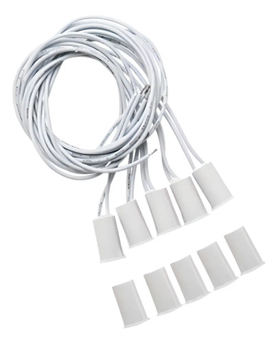 CONJUNTO SENSOR MAGNETICO C/FIO XAS EMBUTIR -5PC INTELBRAS