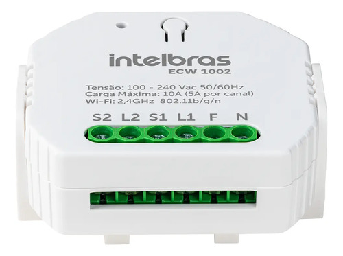 CONTROLADOR DE CARGAS WI-FI 2 CANAIS ECW 1002 INTELBRAS