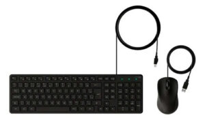 COMBO TECLADO E MOUSE CCI20 -COM FIO PRETO INTELBRAS