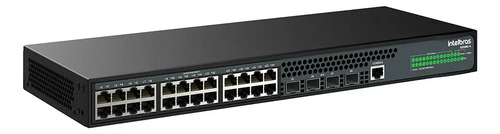 SWITCH GERENCIAVEL 24P + 4P SFP 1000 BASE-X S2328G-A INTELBRAS