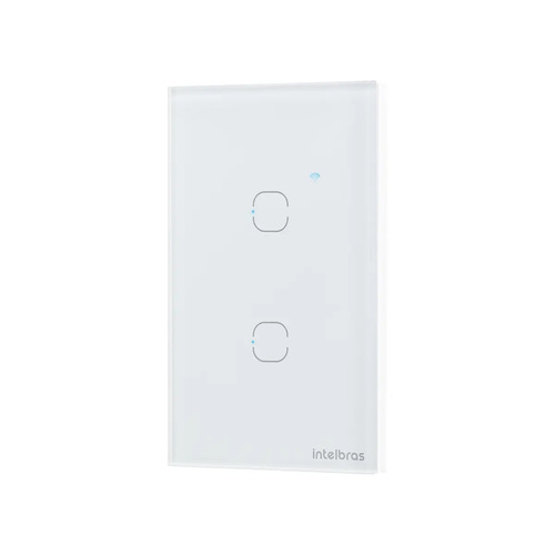 INTERRUPTOR TOUCH WI-FI 2 TECLAS EIW 1002 BR INTELBRAS