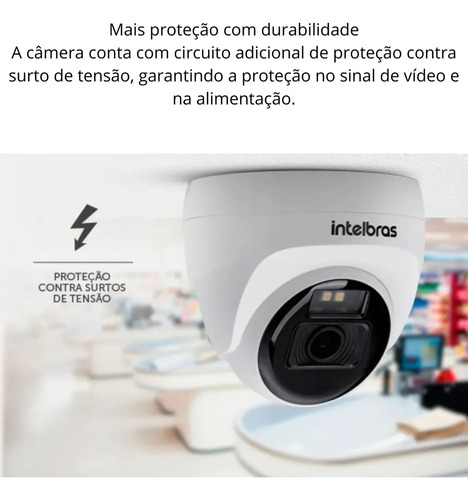 CÂMERA DOME VHD 1220 D FC+ BLACK INTELBRAS
