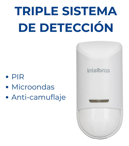 SENSOR MOVIMENTO PASSIVO C/FIO IVP 7000 MW MASK LD INTELBRAS