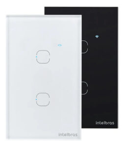 INTERRUPTOR SMART ZIGBEE TOUCH 2 BRANCO EZS 1002 INTELBRAS