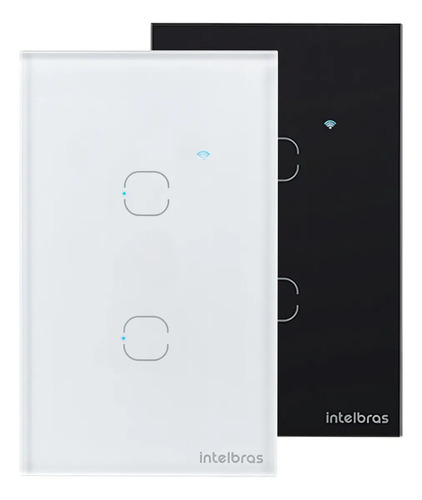 INTERRUPTOR SMART ZIGBEE TOUCH 2 BRANCO EZS 1002 INTELBRAS