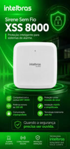 SIRENE SEM FIO XSS 8000 INTELBRAS