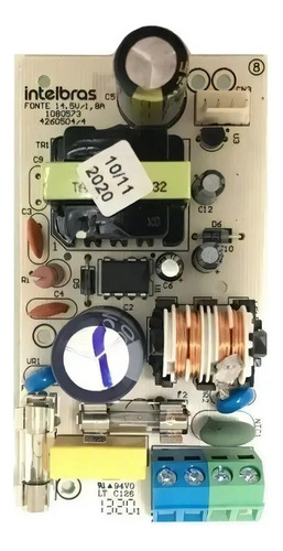 PLACA FONTE ALARMES 14.5V 1.8A INTELBRAS
