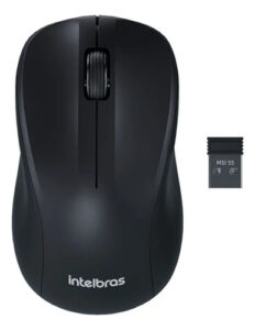 MOUSE INTELBRAS MSI55 -SEM FIO PRETO BLISTER INTELBRAS
