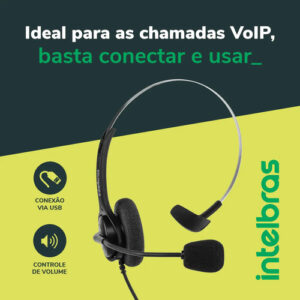 HEADSET CHS 40 USB INTELBRAS