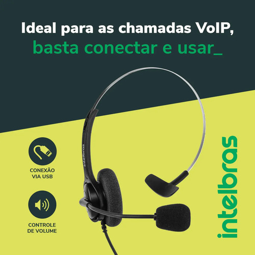 HEADSET CHS 40 USB INTELBRAS