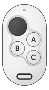 CONTROLE XTR 1004 BRANCO/PRETO INTELBRAS