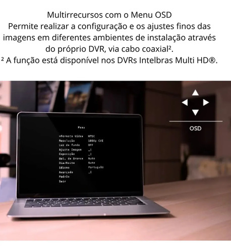 CÂMERA DOME VHD 1220 D FC+ BLACK INTELBRAS