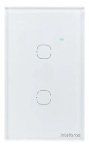INTERRUPTOR SMART ZIGBEE TOUCH 2 BRANCO EZS 1002 INTELBRAS