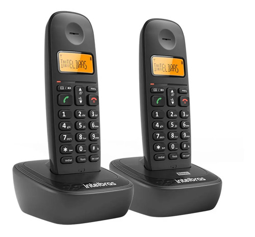 TELEFONE SEM FIO TS 2512 PRETO INTELBRAS