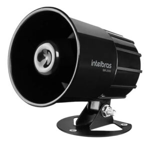 SIRENE 115 DB SIR 2000 - PRETA INTELBRAS