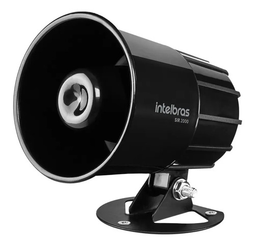 SIRENE 115 DB SIR 2000 - PRETA INTELBRAS