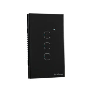 INTERRUPTOR TOUCH WI-FI 3 TECLAS EIW 1003 PT INTELBRAS