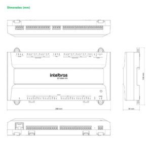 CONTROLADOR DE ACESSO CT 5000 4PB INTELBRAS
