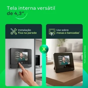 VIDEOPORTEIRO INTELIGENTE WI-FI MVW 3040+ INTELBRAS