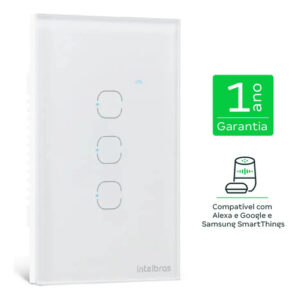 INTERRUPTOR TOUCH WI-FI 3 TECLAS EIW 1003 BR INTELBRAS