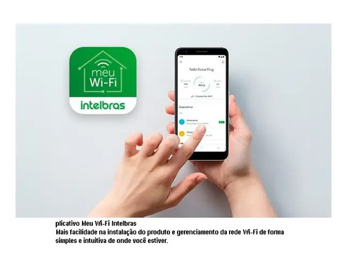 ROTEADOR EXTENSOR MESH WI-FI TWIBI FORCE PLUG GIGA INTELBRAS