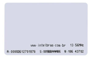 CARTÃO ACIONADO POR APROXIMAÇÃO RFID 13.56MHZ TH 2000 MF INTELBRAS