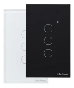 INTERRUPTOR SMART ZIGBEE TOUCH 3 PRETO EZS 1003 INTELBRAS
