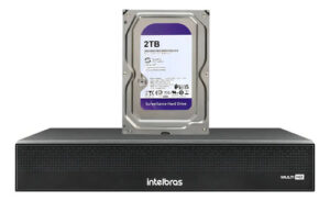 GRAVADOR DIG. DE VÍDEO COMPACTO - 8 CANAIS MHDX 3108-C C/HD 2TB INTELBRAS
