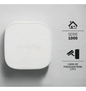 CAIXA DE PASSAGEM P/ CÂMERAS DE CFTV VBOX 1000 MINI INTELBRAS