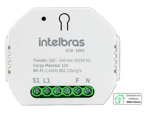 CONTROLADOR DE CARGAS WI-FI 1 CANAL ECW 1001 INTELBRAS