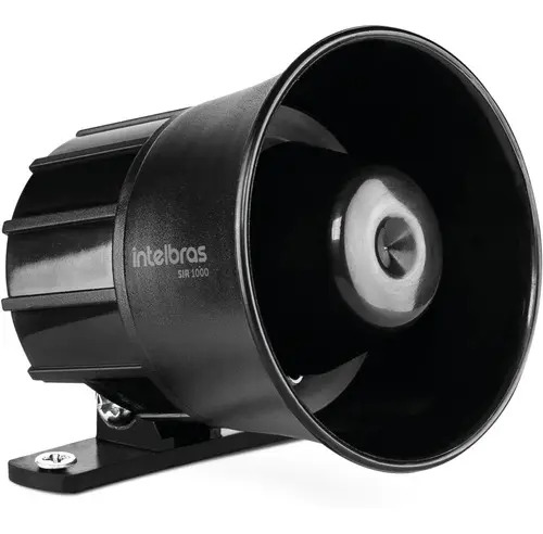 SIRENE 105 DB SIR 1000 - PRETA INTELBRAS