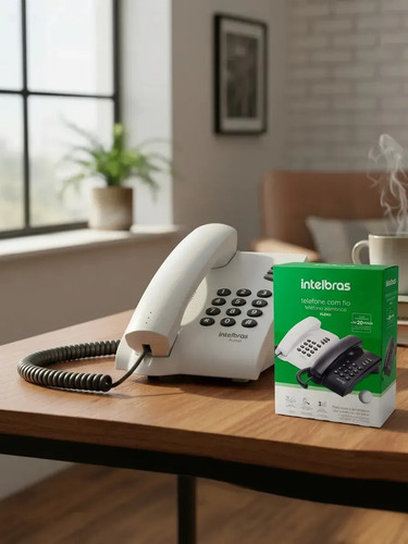 TELEFONE COM FIO PLENO CINZA ARTICO INTELBRAS