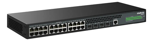 SWITCH GERENCIAVEL 24P + 4P SFP 10000 BASE-X S2328G-B INTELBRAS
