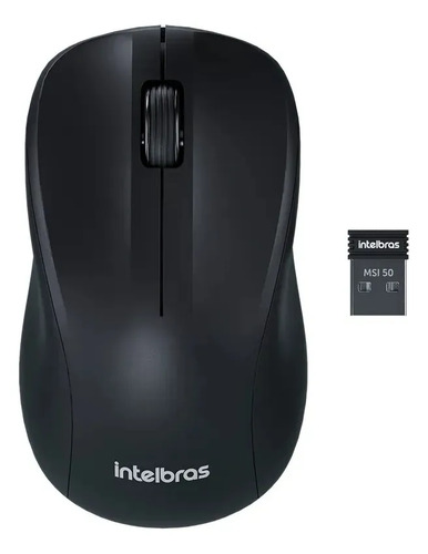 COMBO TECLADO E MOUSE INTELBRAS CSI50 - SEM FIO PRETO INTELBRAS