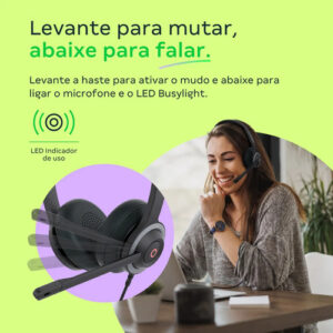 HEADSET WHS 70 DUO USB INTELBRAS