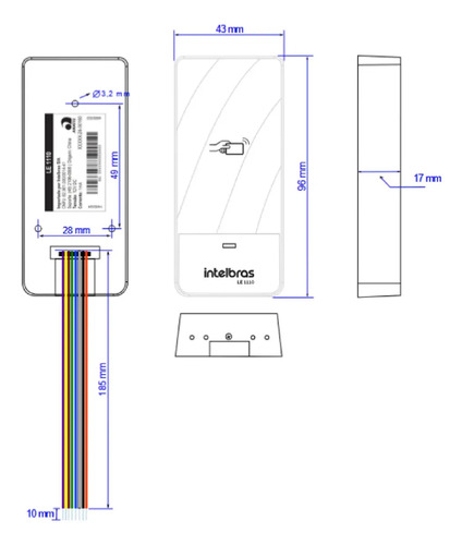 LEITOR RFID LE 1110 INTELBRAS