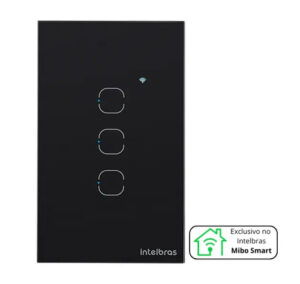 INTERRUPTOR TOUCH WI-FI 3 TECLAS EIW 1003 PT INTELBRAS