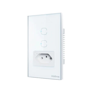 TOMADA SIMPLES 10A E 2 TECLAS WI-FI ETW 1021 BR INTELBRAS