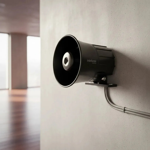SIRENE 105 DB SIR 1000 - PRETA INTELBRAS