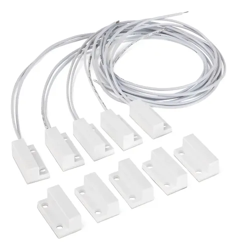 CONJUNTO SENSOR MAGNETICO C/FIO XAS SOBREPOR -5PC INTELBRAS