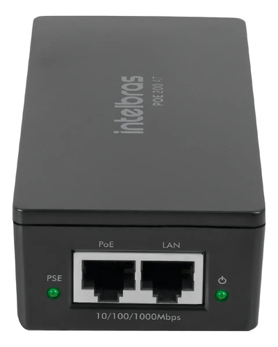 INJETOR CONVERSOR POE ATIVO GIGABIT ETHERNET POE 200 AT INTELBRAS