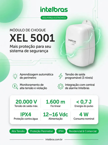 MODULO DE CHOQUE XEL 5001 INTELBRAS