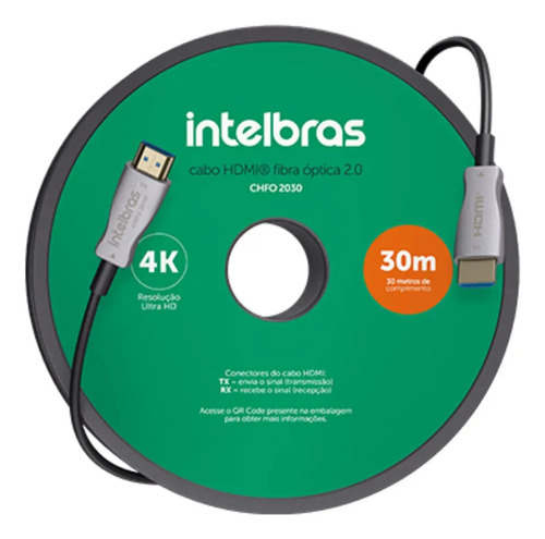 CABO HDMI FIBRA ÓPTICA - CHFO 2030 INTELBRAS