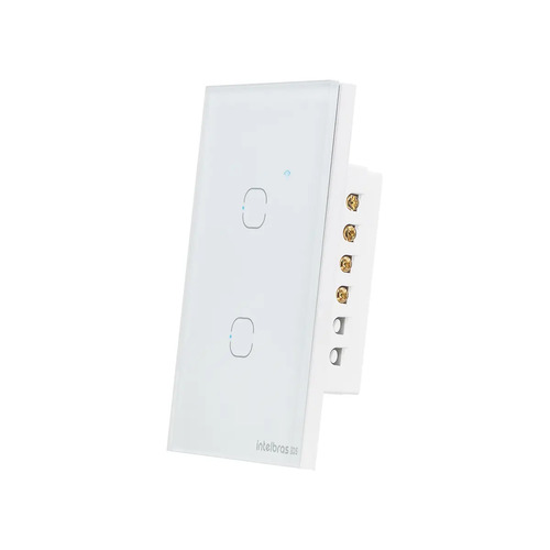 INTERRUPTOR TOUCH WI-FI 2 TECLAS EIW 1002 BR INTELBRAS