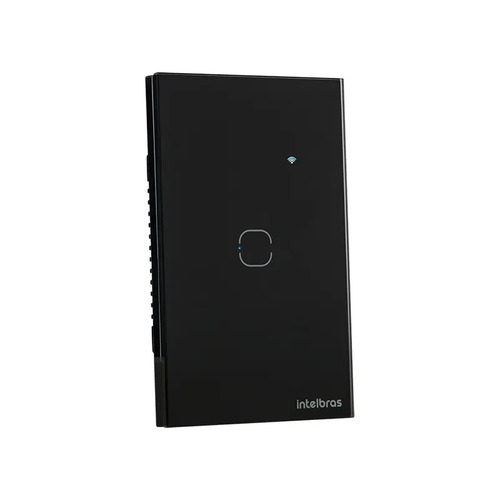 INTERRUPTOR TOUCH WI-FI 1 TECLA EIW 1001 PT INTELBRAS